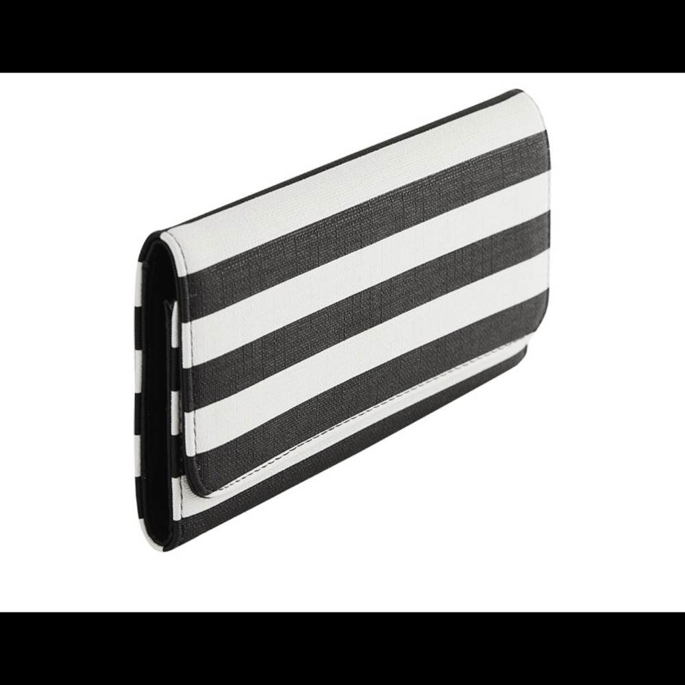 KUT From The Kloth PU wallet, black/white stripes